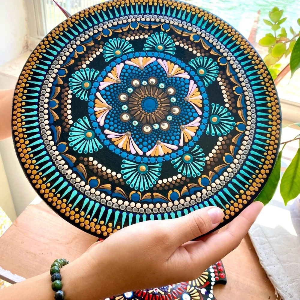SOLD Mandala art - Picture 2 of 5